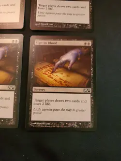 4x SIGN IN BLOOD Mixed Core Sets NM Magic The Gathering MTG Playset X4 - Image 4