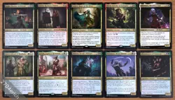 Lot 10 Legendary GOLD Elf Set Commander Group *NM* Elves MTG Magic Deck Building - Image 1