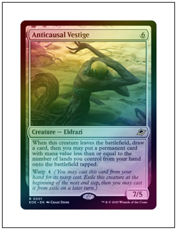 1x Anticausal Vestige, Foil, Magic the Gathering MTG NM - Image 1