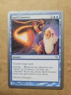 Spell Counter Unhinged 46/140 MTG Magic The Gathering (MP) Instant Uncommon U - Image 1
