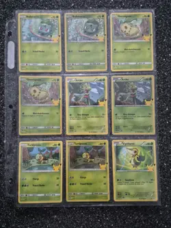 Complete Master Set Pokemon Tcg McDonald's 25th Anniversary French Version - Image 2