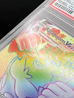Pokemon PSA 10 GEM MT Rillaboom VMAX 193/192 Rebel Clash Secret Rare Holo S#3363 - Image 3