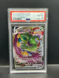 Pokemon PSA 10 GEM MT Tornadus VMAX 125/198 Chilling Reign FA Holo 2020 S#4198 - Image 1