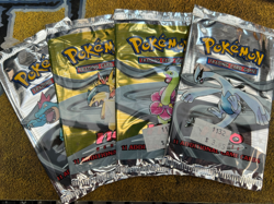 Pokemon 4x Neo Genesis Empty Art Set Booster Packs!! - Image 1