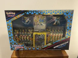 Pokemon TCG Crown Zenith Shiny Zacian Collection Box - Factory Sealed - Image 1