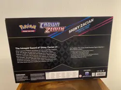 Pokemon TCG Crown Zenith Shiny Zacian Collection Box - Factory Sealed - Image 2
