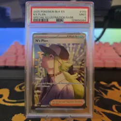 Pokemon TCG N's Plan 170/086 Sir Black Bolt REGRADE CANDIDATE!! Beautiful PSA 9! - Image 1