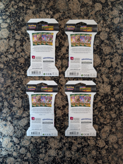 4x Pokemon TCG Evolving Skies Sleeved Booster Sealed - 1 of each sleeve art - Image 4