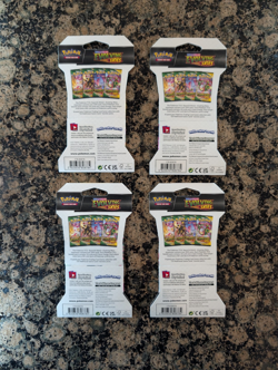 4x Pokemon TCG Evolving Skies Sleeved Booster Sealed - 1 of each sleeve art - Image 5