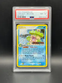 Pokemon PSA 8 NM-MT Ludicolo 19/107 EX Deoxys Reverse Holofoil 2005 S#4320 - Image 1