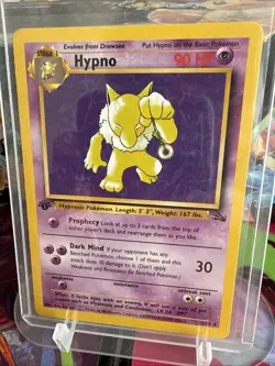 Pokemon TCG Hypno 23/62 1st Edition Fossil. Never Played, Near Mint! - Image 1