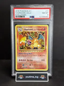 2016 Pokemon Xy Evolutions Charizard-Holo #11 PSA 8 - Image 1