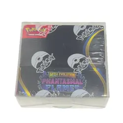 Pokemon TCG Mega Evolution Phantasmal Flames English Booster Box W/ Protector - Image 2