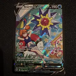 Pokemon Starmie V TG13/TG30 Swsh10: Astral Radiance Trainer Gallery Holo - Image 1