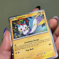 1 Swirl 🌀 Pachirisu SVP158 Black Star Promo Pokemon Surging Sparks - Near Mint - Image 1