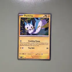 1 Swirl 🌀 Pachirisu SVP158 Black Star Promo Pokemon Surging Sparks - Near Mint - Image 5