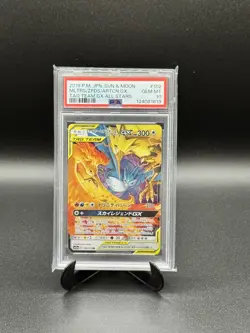 Pokemon! PSA 10 Moltres Zapdos And Articuno Gx Tag Team 102/173 - Japanese - Image 1