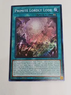 Primite Lordly Lode BLMM-EN172 Secret Rare Yu-Gi-Oh 1st Edition - Image 1