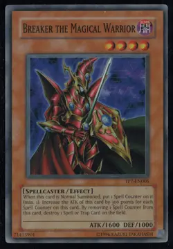 Yugioh Breaker the Magical Warrior TP7-EN005 Super Rare Holofoil NM!! - Image 1