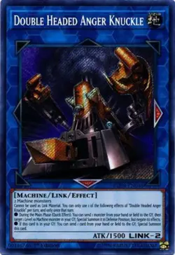 Yugioh! Double Headed Anger Knuckle - BLHR-EN048 - Secret Rare - 1st Edition Nea - Image 1