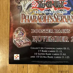 2002 Rare Yu-Gi-Oh! (Yugioh) Pharaoh's Servant Promo Poster 18 x 24 - Image 5