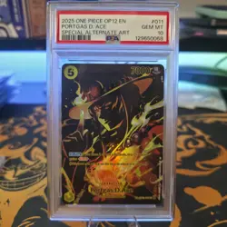 One Piece OP12 Legacy of the Master Portgas D. Ace SP ST13-011 PSA10 - Image 1
