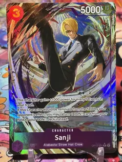 SANJI - One Piece OP12-070 - AA Alt Art Rare R - Legacy of the Master - Image 1