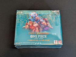 1x DENTED One Piece OP08 Two Legends Booster Box Seal Intact NEW ENGLISH - Image 1