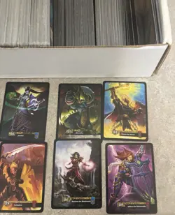 WoW World of Warcraft TCG Cards Lot Of 1300+ Mixed Cards 2006-2009 - Image 2