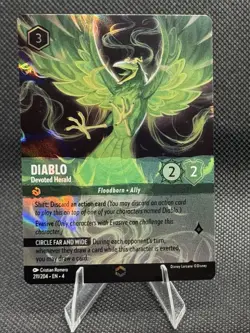 Diablo - Devoted Herald (Enchanted) 211/204 Ursula's Return Holo Disney Lorcana - Image 1