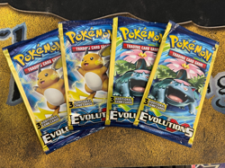 Pokemon Lot of 4x XY Evolutions 3 Card Booster Packs - 2x Raichu 2x Venusuar!! - Image 1