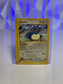 Pokemon Snorlax Skyridge 100/144 Common Regular 2003 TCG Card Non HOLO!! - Image 1