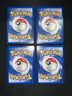 Kanto Starters Wotc 1999 Base Set Pokemon Card Collection Lot Vintage - Image 3