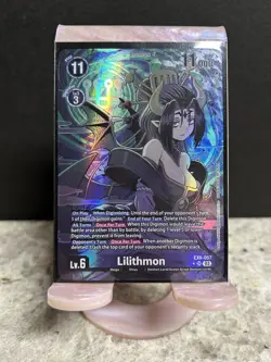 Digimon Lilithmon EX6-057 SP Holo Mega Demon Lord Card Game Bandai English - Image 1