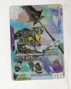 GUNDAM BARBATOS 1ST FORM GD02-054 LR ++ BANDAI GUNDAM CARD GAME ENGLISH TCG CARD - Image 1