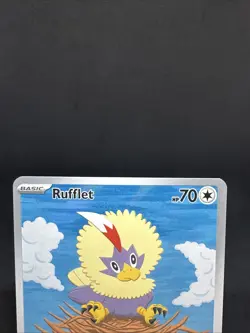 Rufflet 154/086 Illustration Rare Scarlet Violet Black Bolt Pokemon TCG NM Card - Image 3