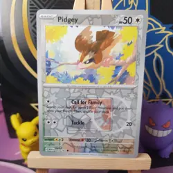 Pidgey 016/165 Play! League Stamp Promo Stamped 151 Master Set Pokemon Card - Image 1