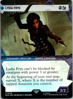 Magic the Gathering Foil Lydia Frye Showcase Assassin's Creed MTG Free Shipping! - Image 1