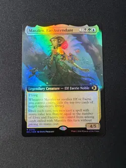 2026 MTG Lorwyn Eclipsed Maralen, Fae Ascendant Extended Art Foil #376 - Image 1