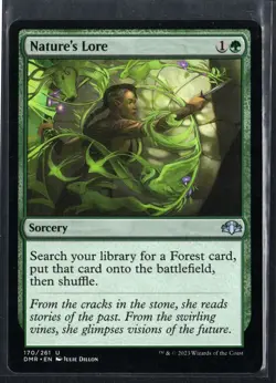 2023 Dominaria Remastered Nature's Lore Uncommon #170 - Image 1