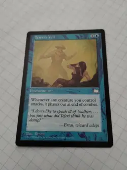 MTG Teferi's Veil Weatherlight Regular Uncommon - bit of Edge Wear - See Pics - Image 2