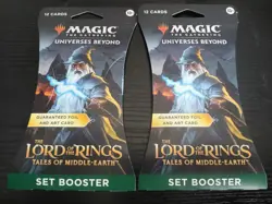 MTG The Lord of the Rings: Tales of Middle-Earth X2 Sleeved Set Booster Packs - Image 1