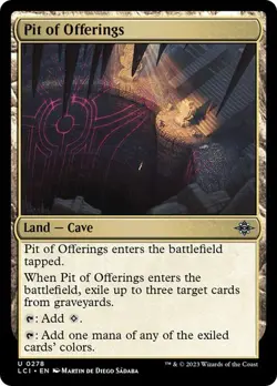 NM Pit of Offerings, MTG, LCI, Magic the Gathering, 278 - Image 1