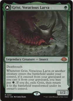Grist, Voracious Larva M Modern Horizons 3 251 - LP MTG - Image 1