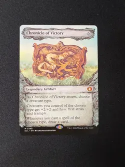 2026 MTG Lorwyn Eclipsed Chronicle Of Victory Borderless #346 - Image 1