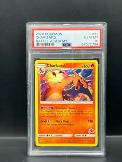 Pokemon PSA 10 GEM MT Charizard 3/70 Battle Academy #39 Stamped 2020 S#2794 - Image 1