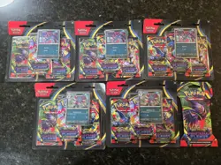 Pokemon TCG Phantasmal Flames 3-Pack Blister LOT OF 5 SEALED Sneasel/Weavile - Image 1