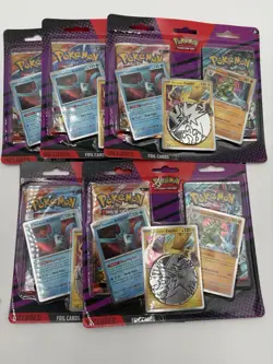 Lot of 5 Pokemon TCG Team Rocket 2 Booster Blister Packs Zapdos - Sealed New - Image 1