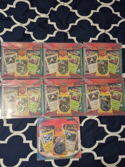 Pokemon Fusion Strike & Chilling Reign- 7 Blister Packs - 2 Boosters Each Sealed - Image 1