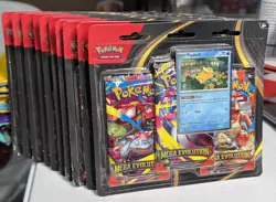 Mega Evolution 3-Pack Blister - Psyduck Promo - Lot Of 10 - Factory Sealed - Image 1